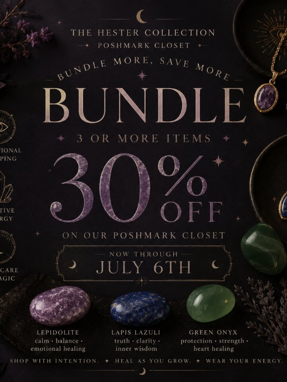 Now through July 6th Get 30% off for bundling!!